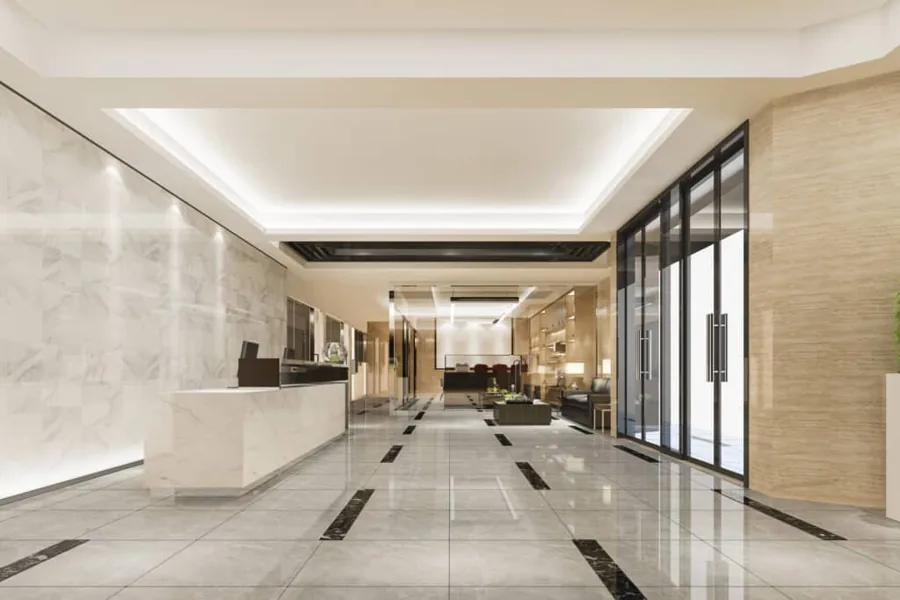 Modern hotel reception — features of a hotel website