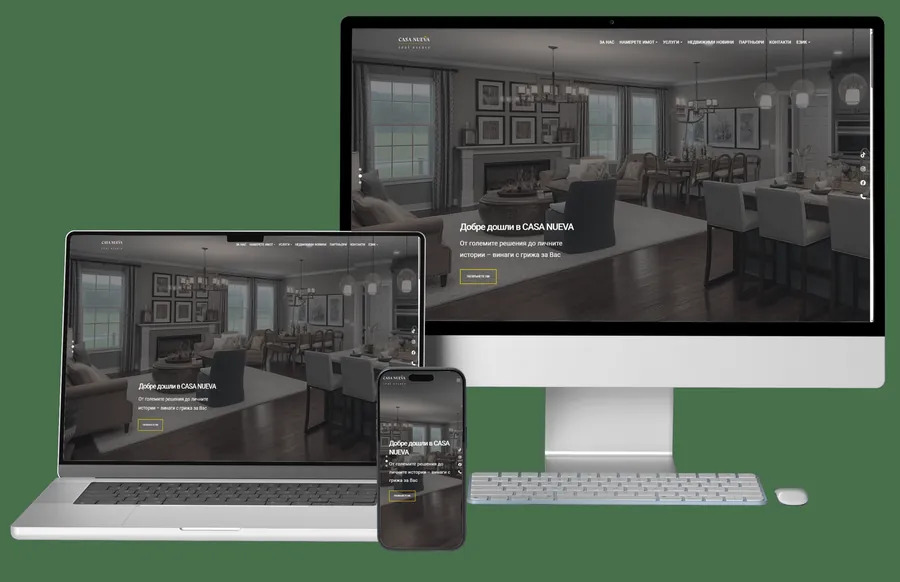 Casa Nueva Real Estate website