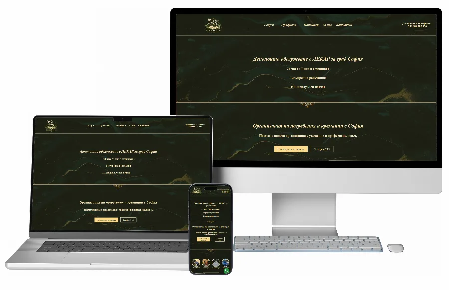 Website Development for "Eternal Rest" — Corporate websites by GetSEO